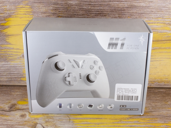 Беспроводной геймпад M-1 для Xbox Series/Xbox One/PS3/PC Белый (новый) - фото 55765