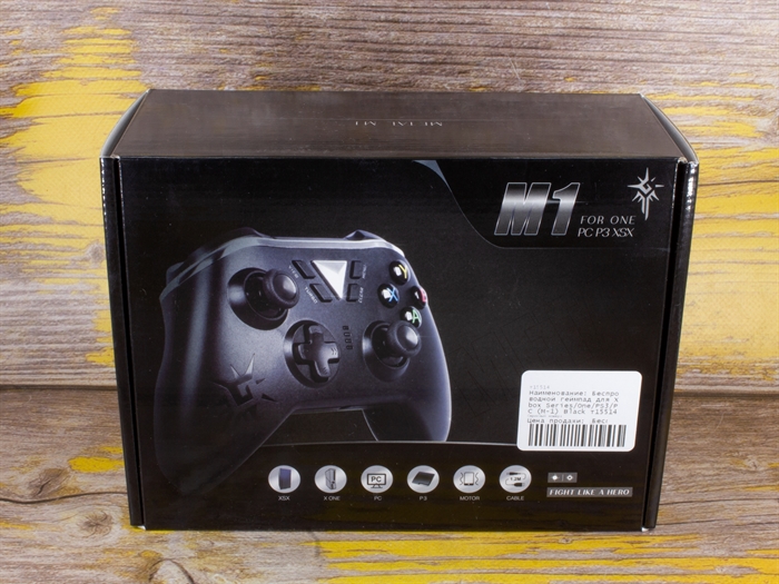 Беспроводной геймпад для Xbox Series/One/PS3/PC (M-1) Black (новый) - фото 55768