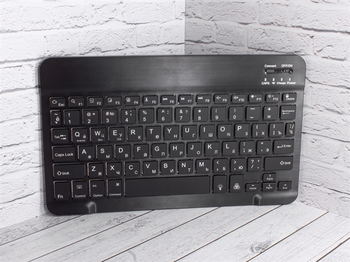 Клавиатура MyPads Tasti Keyboard для Lenovo Tab M10 TB-X605F/M съёмная беспроводная Bluetooth-клавиатура черная, русская раскладка (Б/У) - фото 58376