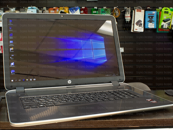 15.6" Ноутбук HP PAVILION 15-p200 1366x768, AMD A8 6410 2 ГГц, RAM 4 ГБ, DDR3L, HDD 500 ГБ, AMD Radeon R7 M260, Windows 10 Pro, L1S78EA (Б/У) - фото 60406