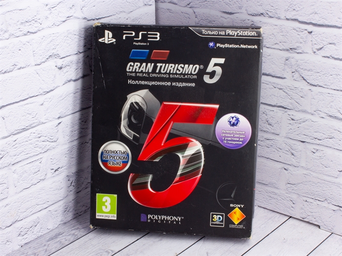 Игра Gran Turismo 5 Коллекционное издание для PlayStation 3, полностью на русском языке, диск (Б/У) - фото 62956