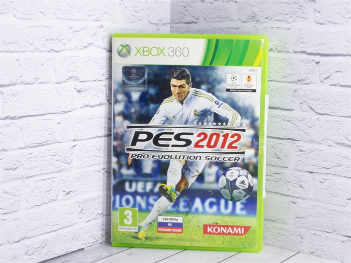 Игра PES 2012 для Xbox 360, субтитры на русском языке, диск (Б/У) - фото 64503