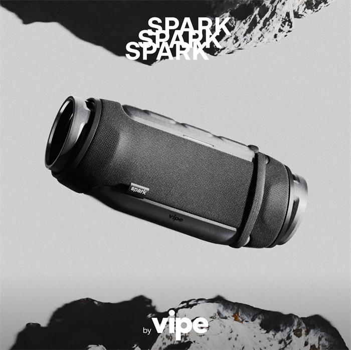 Портативная колонка Vipe Spark, 40Вт, влагозащищенная, черная (Витринный образец) 21888 - фото 67485