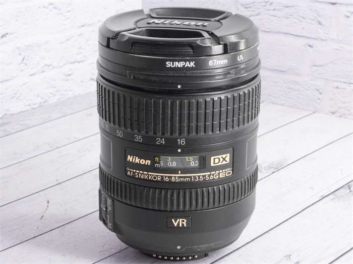 Nikon Объектив AF-S 16-85mm 1:3.5-5.6G ED (Б/У) 22828 - фото 68705