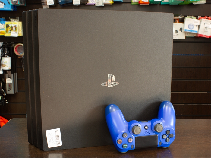 Игровая приставка Sony PlayStation 4 Pro 1000 ГБ HDD, без игр, без дополнительных аксессуаров, чёрный (Б/У) 29168 - фото 71431