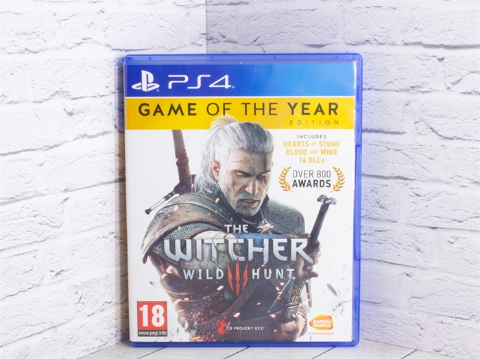 Игра Witcher 3: Wild Hunt Game of the Year Edition для PlayStation 4, английский язык, диск (Б/У) 29201 - фото 71510