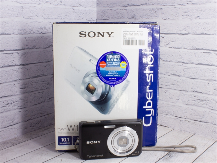 Компактный фотоаппарат Sony Cyber-shot DSC-W180, черный (Б/У) 29564 - фото 71688