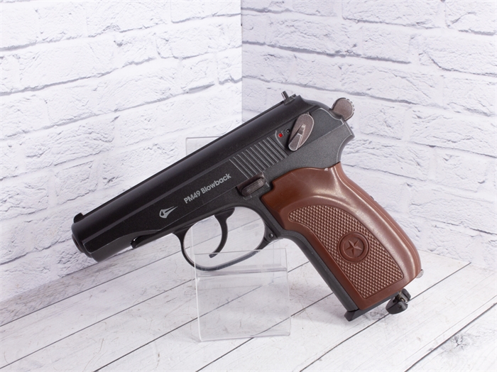 Пистолет Borner PM49 Blowback 4,5мм (Б\У) 30028 - фото 72233