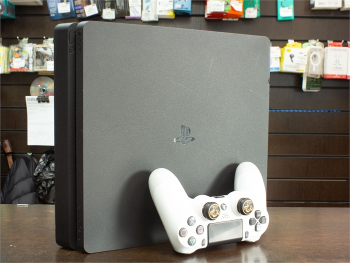 Игровая приставка Sony PlayStation 4 Slim 500 ГБ HDD, без игр, без дополнительных аксессуаров, (Б/У) 29363 - фото 72407
