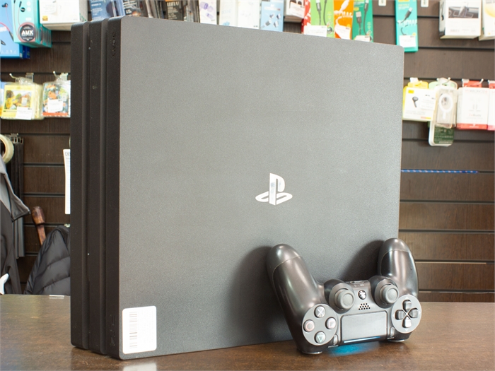 Игровая приставка Sony PlayStation 4 Pro 1000 ГБ HDD, без игр, черный (Б/У) 28391 - фото 72416
