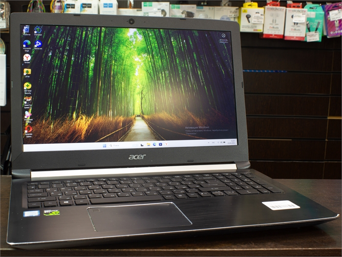 15.6 1920х1080 Ноутбук Acer Aspire A715-71G, Intel Core i5-7300HQ, RAM 12 ГБ, ROM  HDD+SSD 500+128 ГБ, NVIDIA GeForce GTX 1050 2 ГБ, Win 11 (Б/У) 30661 - фото 72546