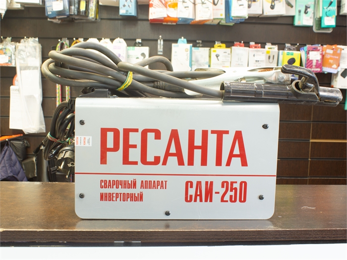 Сварочный аппарат инверторный САИ 250 Ресанта, ММА, 10-250А, ПВ-70% (Б\У) 31526 - фото 73301