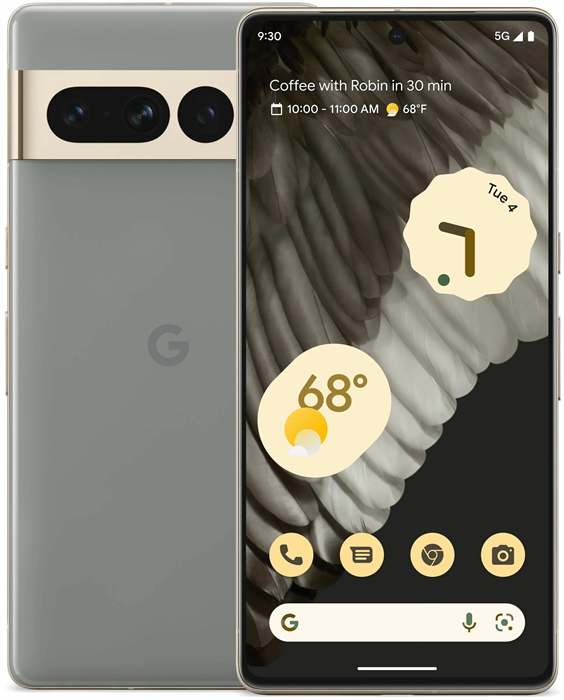Google Pixel 7 Pro 5G 12/128GB EU, Dual: nano SIM + eSIM, Hazel (Новый) 32093 - фото 73812