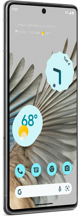 Google Pixel 7 Pro 5G 12/128GB EU, Dual: nano SIM + eSIM, Snow (Новый) 32097 - фото 73815