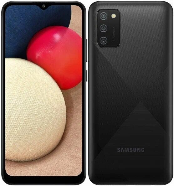 Смартфон Samsung Galaxy A02s 3/32Gb RU (Цвет: Black) (Новый) 32277 - фото 74006