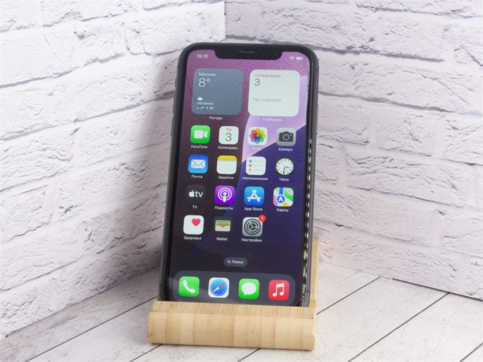 Смартфон Apple iPhone 11 128 ГБ MWM02RU/A, Dual: nano SIM + eSIM, черный (Б/У) 32859 - фото 74348