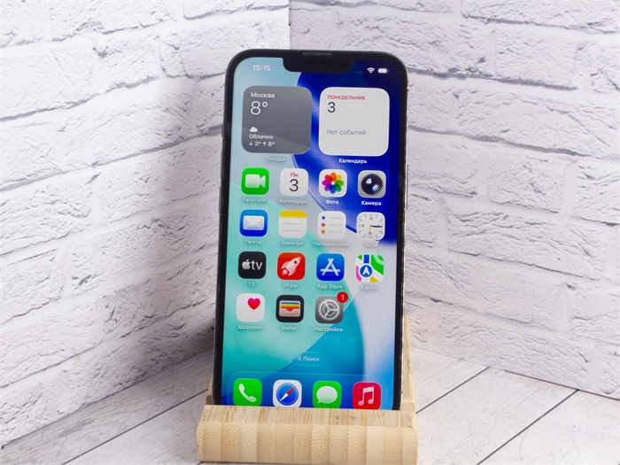 Смартфон Apple iPhone 13 Pro 128 ГБ MLR23LL/A, nano SIM+eSIM, графит (Б/У) 32904 - фото 74365