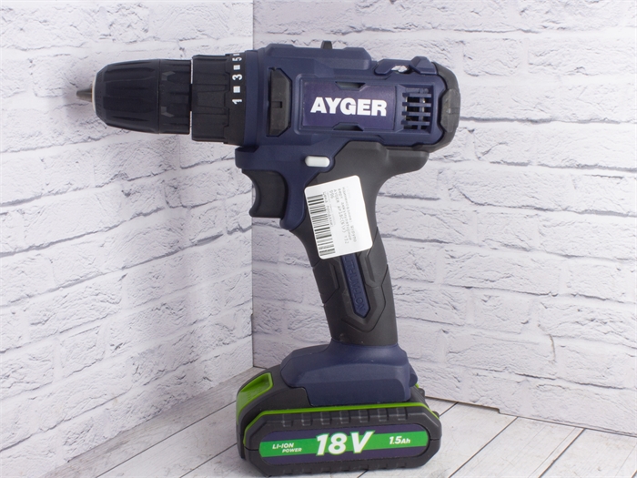 Шуруповерт аккумуляторный AYGER AP18C (Б\У) 32996 - фото 74480