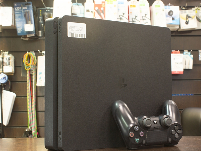 Игровая приставка Sony PlayStation 4 Slim 500 ГБ HDD, черный (Б/У) 33209 - фото 74571