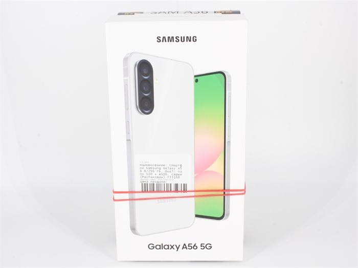 Смартфон Samsung Galaxy A56 8/256 ГБ, Dual: nano SIM + eSIM, серый (Распакован) 33168 - фото 74650
