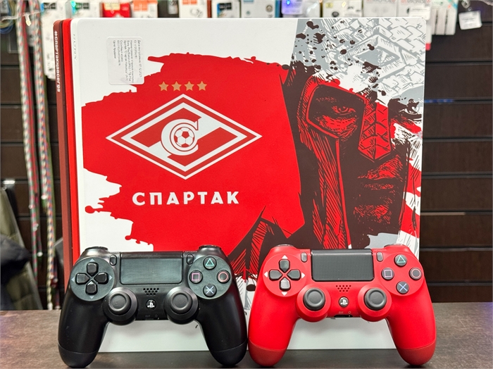 Игровая приставка Sony PlayStation 4 PRO 1 TB PS4 Spartak "Спартак Навсегда" (Б/У) 125934781 - фото 75023