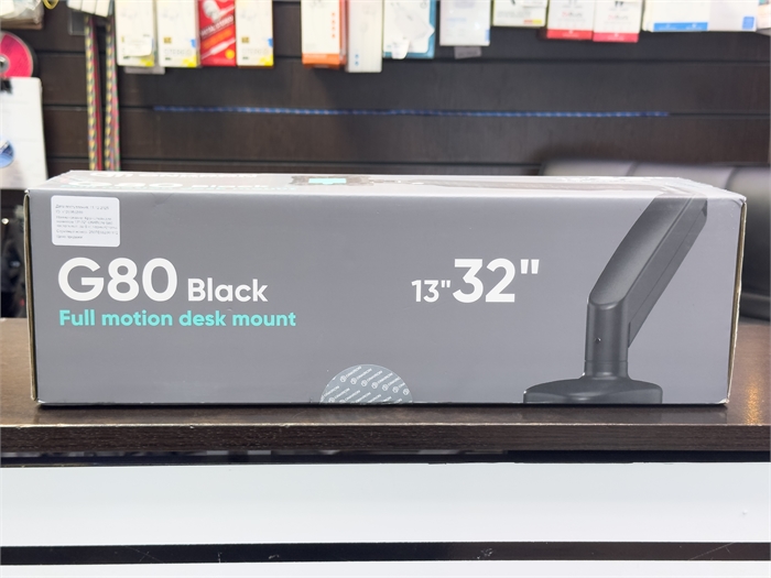 Кронштейн для монитора 13"-32" ONKRON G80 настольный, до 8 кг, черный (Новый) 125985399 - фото 75091