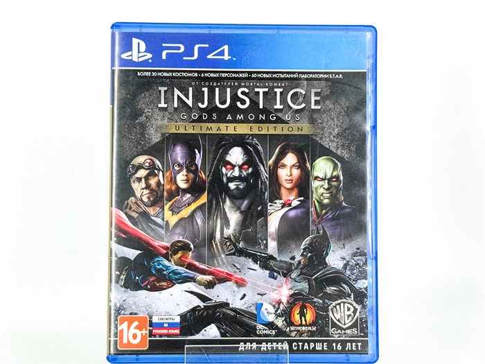 Игра Injustice: Gods Among US Ultimate edition для PlayStation 4, субтитры на русском языке, диск (Б\У) 126006390 - фото 75118