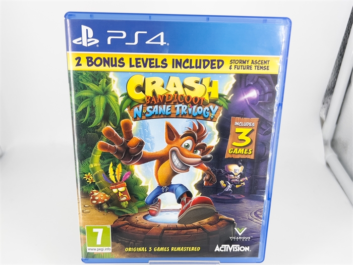 Игра Crash Bandicoot N. Sane Trilogy для PlayStation 4, английский язык, диск (Б\У) 126126249 - фото 75427