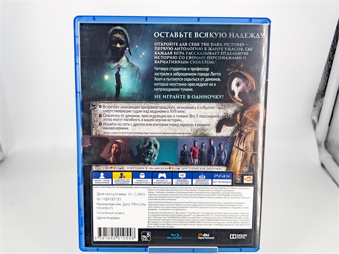 Игра The Dark Pictures Anthology: Little Hope для PlayStation 4, полностью на русском языке, диск (Б\У) 126127121 - фото 75450