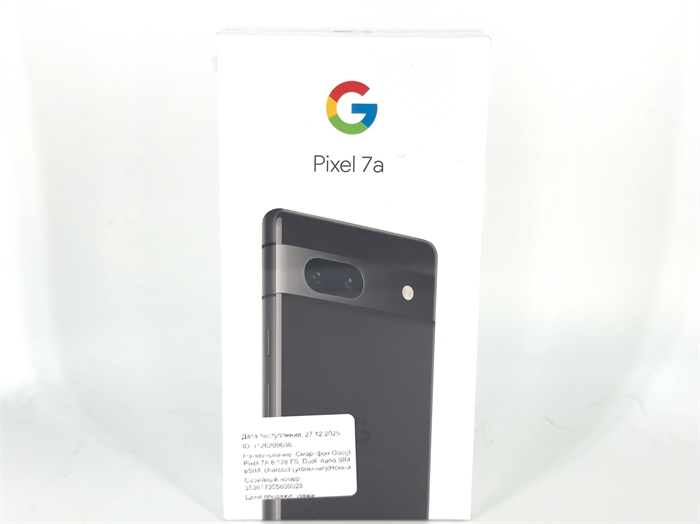 Смартфон Google Pixel 7A 8/128 ГБ, Dual: nano SIM + eSIM, charcoal (угольный) (Новый) 126209636 - фото 75559