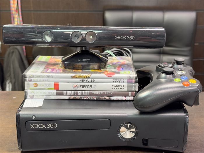 Игровая приставка Microsoft Xbox 360 S 320 ГБ, Прошивка LT 3.0, 5 игр в комплекте, чёрный (Б/У) 126313304 - фото 75726