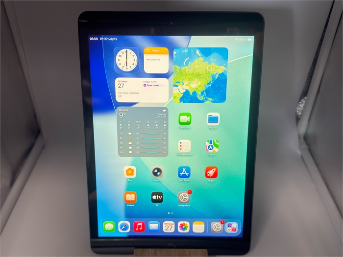 Планшет Apple iPad 10.2 (8-е поколение 2020 г.) 32 ГБ MYL92RU/A, Wi-Fi, Space Gray (Б/У) 127527443 - фото 77082