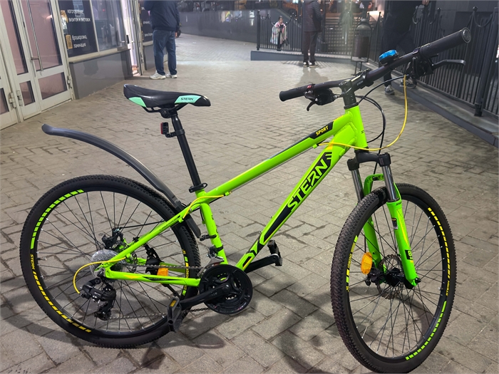 Велосипед горный Stern Energy 1.0 Sport (2021) колёса 26", рама 14", зелёный (Б/У) 127542803 - фото 77131