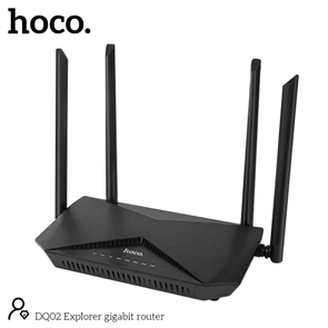 Wi-Fi роутер Hoco DQ02 Explorer черный