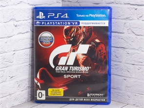Игра Gran Turismo Sport для PlayStation 4, полностью на русском языке, диск (Б/У) 28385