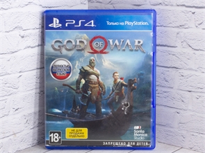 Игра God Of War для PlayStation 4, полностью на русском языке, диск (Б/У) 28389