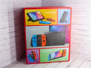 {{productViewItem.photos[photoViewList.activeNavIndex].Alt || productViewItem.photos[photoViewList.activeNavIndex].Description || 'Игровая приставка Nintendo Switch OLED 64 ГБ, без игр, неоновый синий/неоновый красный (ПРОШИТАЯ) (Б\У)'}}