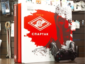 {{productViewItem.photos[photoViewList.activeNavIndex].Alt || productViewItem.photos[photoViewList.activeNavIndex].Description || 'Игровая приставка Sony PlayStation 4 PRO 1 TB PS4 Spartak &quot;Спартак Навсегда&quot; (Б/У)'}}
