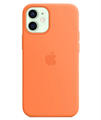 Чехол Apple MagSafe силиконовый для iPhone 12 mini, кумкват - фото 45012