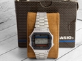 Наручные часы CASIO Vintage A168WA-1, черный, серебряный (Б/У) - фото 60393