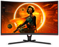 31.5" Монитор AOC C32G3AE/BK, 1920x1080, 165 Гц, *VA, черный/красный (Новый) - фото 64075