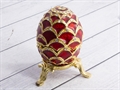 Шкатулка яйцо в стиле «Фаберже» (Б/У) 19656 - фото 66332
