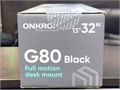 Кронштейн для монитора 13"-32" ONKRON G80 настольный, до 8 кг, черный (Новый) 125985399 - фото 75093