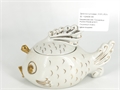 Икорница "Рыбка", автор Ширыкалов Н, фарфор, роспись, 1960-1966 гг, Сысерть, СССР (Б/У) 126695169 - фото 75996